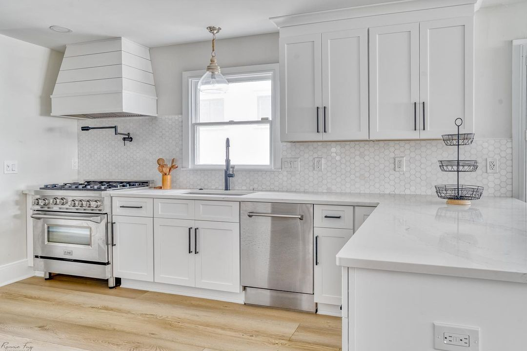 Galaxy White Kitchen Cabinets by Fabuwood Offered by CS Hardware