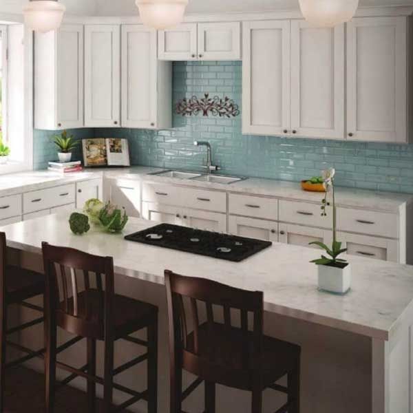 Sunnywood Shaker Hill White Cabinets